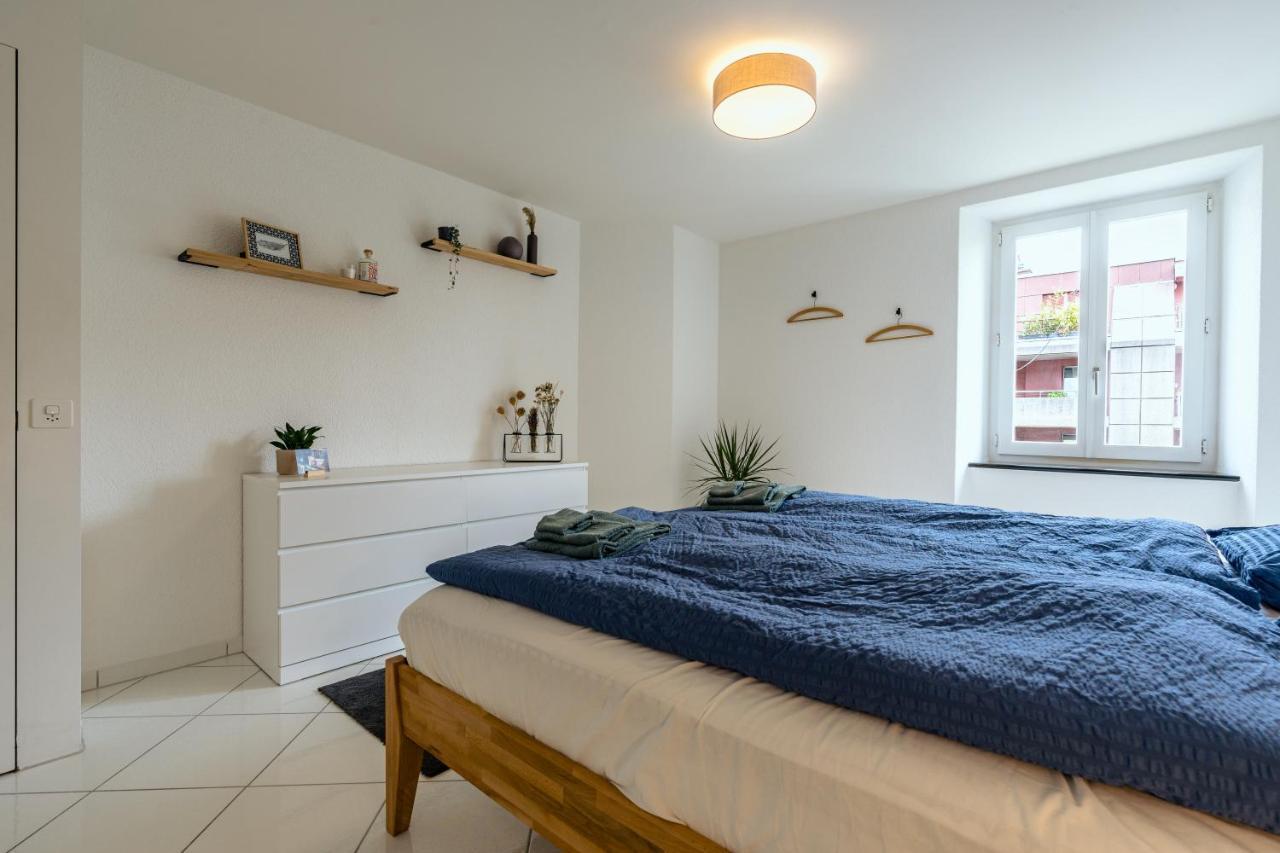 Apartment In The City Center With Free Parking Biel Exterior foto