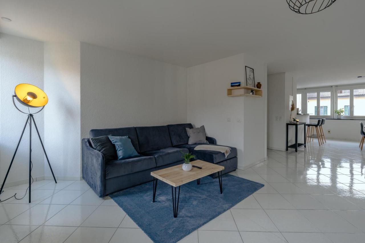 Apartment In The City Center With Free Parking Biel Exterior foto