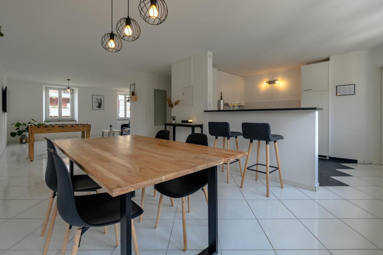 Apartment In The City Center With Free Parking Biel Exterior foto